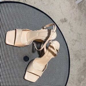 Gianni Bini Nude Heeled Sandals